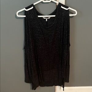 Buckle cold shoulder long sleeve